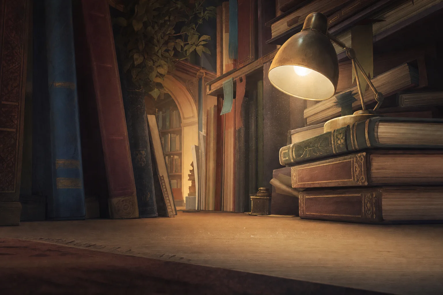 The Library — TINY HEROES